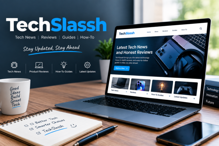 TechSlassh for the latest technology news, useful guides, gadgets, software, digital trends, and practical tech insights.